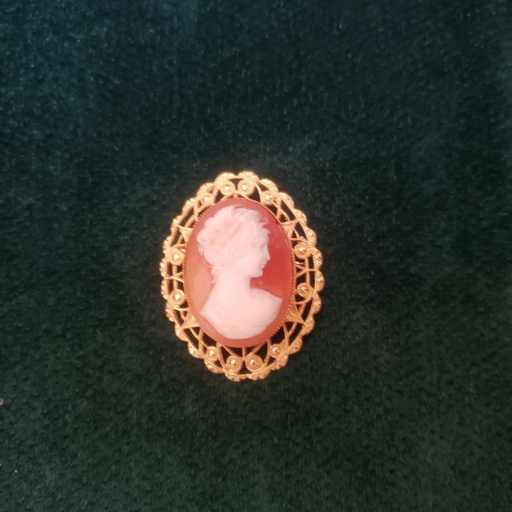 Cameo brooch